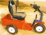 Early prototype with car-like seat